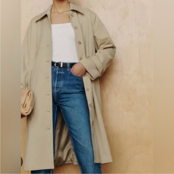Reformation Danni Oversized Trench Coat Size M
